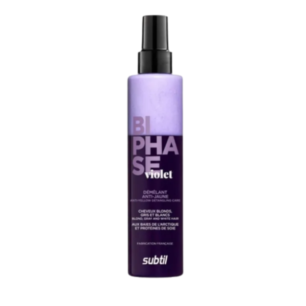 Bi Phase Violet Démêlant Anit-Jaune, Anti-Gele Ontklitter