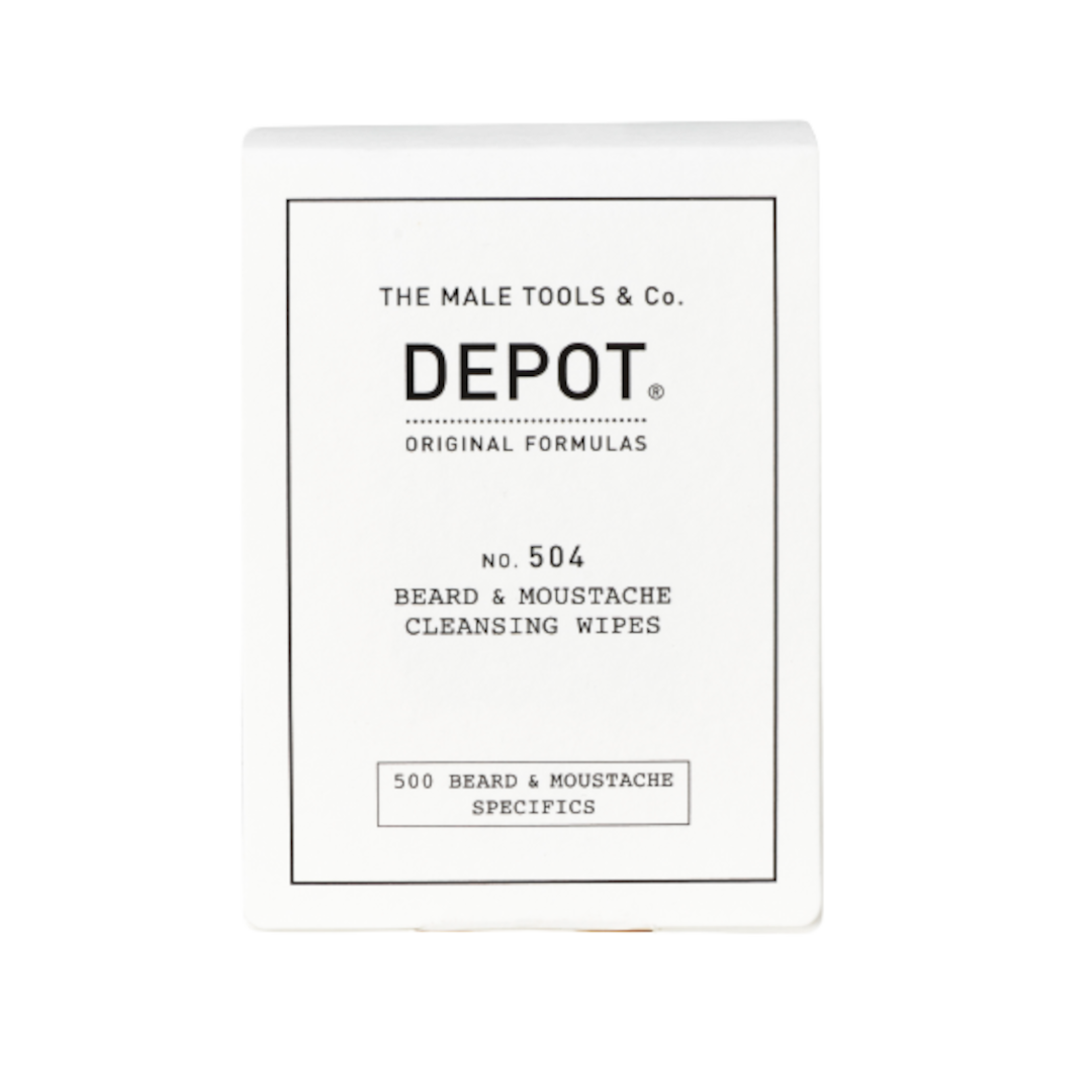 PR01816 No.504-Beard&Moustache-Cleansing-Wipes - Afbeelding 1